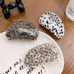 Fashion Delicate Acetate hair claw simple semicircle acetic acid clip Korea hairpin shark clip accessories