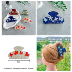Butterfly claw clip back head hair shark clip cute temperament hair claw half tie simple accessories