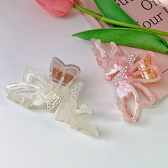 New niche fairy claw clip Cartoon pink acetic acid hair clip Premium hair styling shark clip women's hair accessories