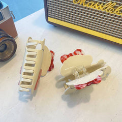 New acetic acid clip Cute bow Dog hair clip Sweet bow Star hair claw elegant simple hair accessories