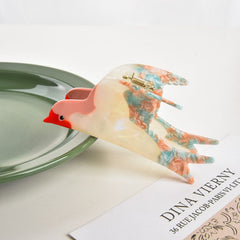 New Blue Swallow Acetic Acid Hair Clip Curling Shark Accessory