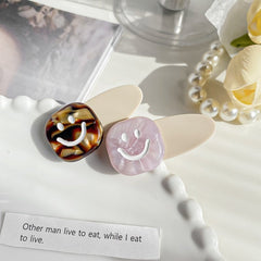 Funny Smiley Duck Barrette Acetic Acid Sweet Girl Hair Accessory