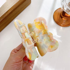 Cute Bear Acetic Acid Medium Shark Hair Claw Clip Accessories