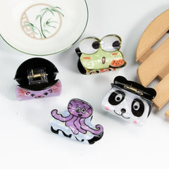 Animal Collection Fashion Cute Claw Clip Hair Clip Sweet Hair Clip Colorful Rainbow Cute Hair Accessories