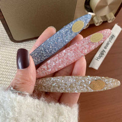 Small hair clip top clip female 2023 autumn and winter new simple temperament edge clip girl bangs clip