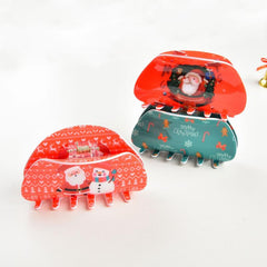 Christmas hair clip Small Semicircle Acrylic hair clip 2023 new style accessories