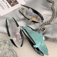 Dolphin dovetail clip high-grade acetic acid hair clip disc hair clip new summer