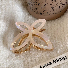 Super fairy romantic hollow butterfly clips French temperament acetic acid hair claws butterfly accessories