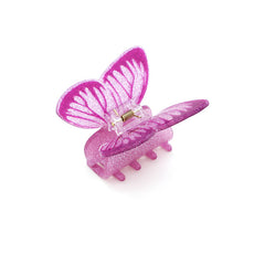 Creative Butterfly Clip New acetic acid hair clip sweet temperament gradient floral Shark clip back hair grab hair accessories
