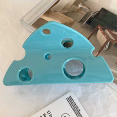 Cheese claw clip pan hair shark clip ins Korean fun hair claw triangle hollow hair clip