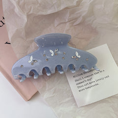 New super Fairy Morandi rhinoceros Butterfly claw simple temperament acetate hairpin shark clip women hair accessories