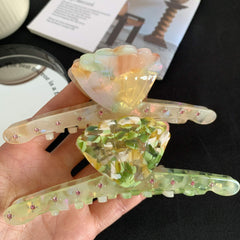 French Shell Shape Claw Clip Spring Summer Superior Acetic Acid Large Shark Clip