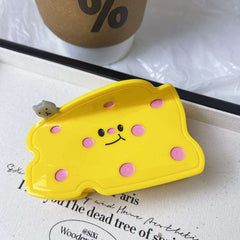 Fun personality cheese claw clip cute emoticon acetate hairpin Sweet girl hairpin Shark clip hair accessories