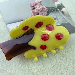 New Apple tree claw clip interesting personality acetic acid apple hairpin shark clip hair accessories