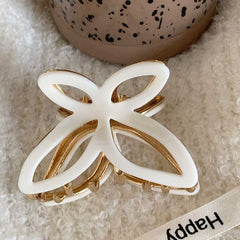 Super fairy romantic hollow butterfly clips French temperament acetic acid hair claws butterfly accessories