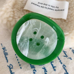 Button hair clip women 2023 new cute small hair clip acetic acid shark clip accessories