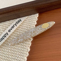 Small hair clip top clip female 2023 autumn and winter new simple temperament edge clip girl bangs clip