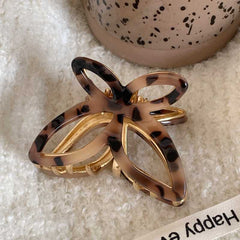 Super fairy romantic hollow butterfly clips French temperament acetic acid hair claws butterfly accessories