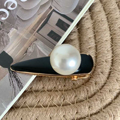 Simple Duckbill Clip French Vintage Pearl Hair Clip Bangs bb Clip Girly Hair Clip