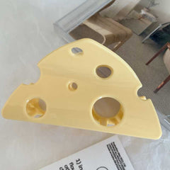 Cheese claw clip pan hair shark clip ins Korean fun hair claw triangle hollow hair clip