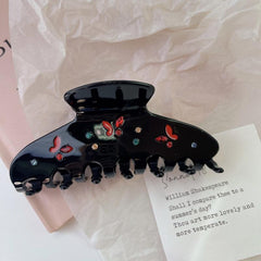New super Fairy Morandi rhinoceros Butterfly claw simple temperament acetate hairpin shark clip women hair accessories
