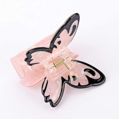 Vivid Butterfly Hair Claw For Women Girls Vintage Acetate Fresh Summer Claw Clips Hair Accessories