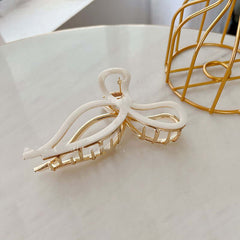 Elegant 11.5cm Large Bow Hair Claw Clip for Women & Girls