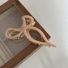 Elegant 11.5cm Large Bow Hair Claw Clip for Women & Girls