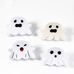 Halloween hair clip small ghost hair claw pvc material hair accessories gift