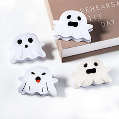 Halloween hair clip small ghost hair claw pvc material hair accessories gift