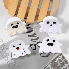 Halloween hair clip small ghost hair claw pvc material hair accessories gift