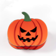 Halloween hair clip small pumpkin hair claw pvc material hair accessories gift