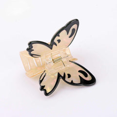 Vivid Butterfly Hair Claw For Women Girls Vintage Acetate Fresh Summer Claw Clips Hair Accessories