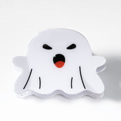 Halloween hair clip small ghost hair claw pvc material hair accessories gift