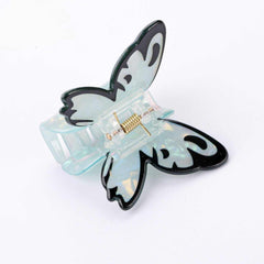 Vivid Butterfly Hair Claw For Women Girls Vintage Acetate Fresh Summer Claw Clips Hair Accessories