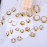 Stainless Steel Hoop Earrings