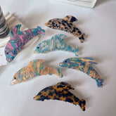 Korean Acetic Acid Hairpin Ocean Cute Dolphin Clip Personality Temperament Shark Clip