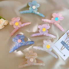 Luxury Flower Large Hair Ornament Jewelry Accessory for Women Girls Fine Cellulose Acetate Hair Claw