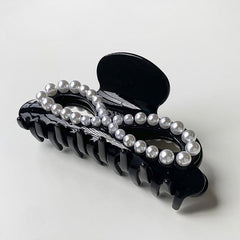 Luxury Pearl Large Hair Ornament Jewelry Accessory for Women Girls Fine Cellulose Acetate Hair Claw