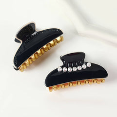 Cute Pearl Hair Claw For Women Girl Hair Vintage Acetate Fresh Summer Luxury Claw Clips Hair Accessories