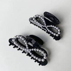 Luxury Pearl Large Hair Ornament Jewelry Accessory for Women Girls Fine Cellulose Acetate Hair Claw