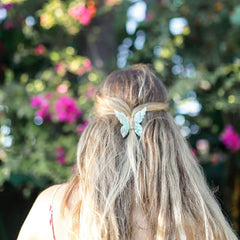 Hot Selling Hair Clamps Accessories Acetate Hair Claw Pastel Butterfly Hair Claws For Girl