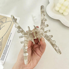 Large Fishtail Hair Claw For Women Girl Hair Vintage Acetate Fresh Summer Luxury Claw Clips Hair Accessories