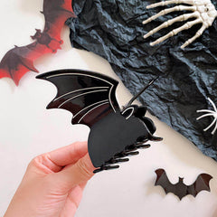 New Creativity Halloween Acetate Fun Hair Clip Vintage Large Pumpkin Shark Clip Tower Spider Hair Claw Accessories