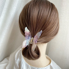 Small Hair Claw Clip Acetate Butterfly Hair Clip Claw Colorful Korean Hair Claw Clips for Girl