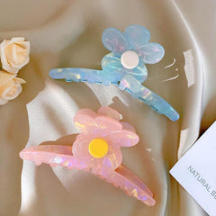 Luxury Flower Large Hair Ornament Jewelry Accessory for Women Girls Fine Cellulose Acetate Hair Claw