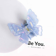 Korean Fashion Acetic Acid Clip Retro Personality Double Butterfly Hair Claw Luxury Acetate Hair Accessories