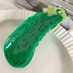 New Creativity Marble Luxury Corn Cucumber Acetate Hair Claw For Women Girls Fresh Summer Claw Clips Hair Accessories