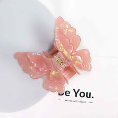Korean Fashion Acetic Acid Clip Retro Personality Double Butterfly Hair Claw Luxury Acetate Hair Accessories
