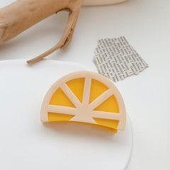 Hair Claw Women Fruit Marble Pattern Girls Acetate Hair Clips Hair Accessories Claw Clip New Gift